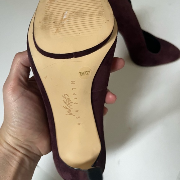 Lord and Taylor 424 Fifth burgundy/bordeaux shoes - Picture 3 of 6